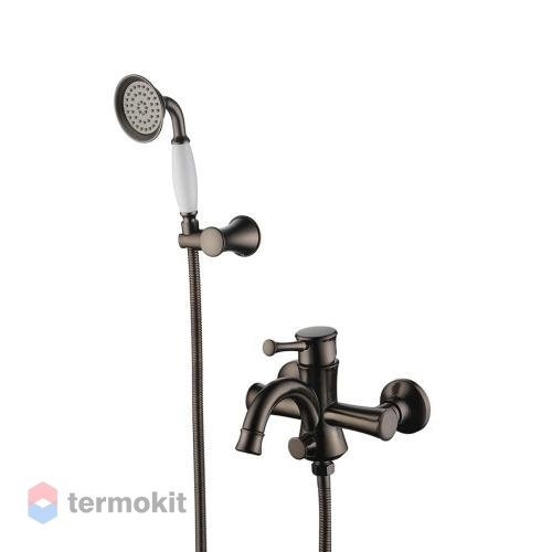 Смеситель для ванны и душа Lemark Peretto черный кофе LM6302RB