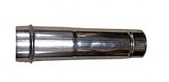 Труба дымохода Rinnai 75 мм, длина 500 мм, нерж. сталь