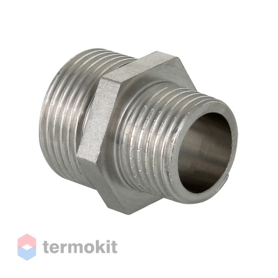 Ниппель переходной из нержавеющей стали Valtec 3/4" х 1/2"