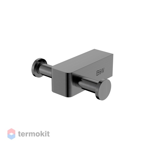 Крючок двойной Black&White Gravity Gunmetal GA-9601GM