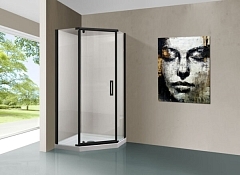 Душевой уголок Vincea Stresa 1950x1000x1000 черный VSP-1S100CLB