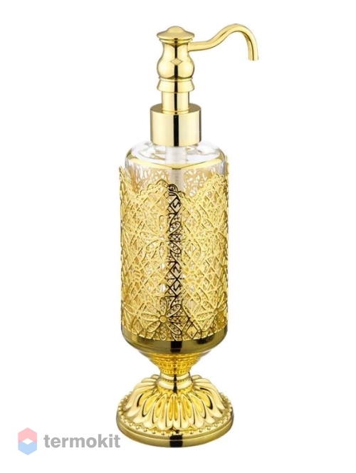Дозатор жидкого мыла Migliore Luxor настольный декор золото 26166