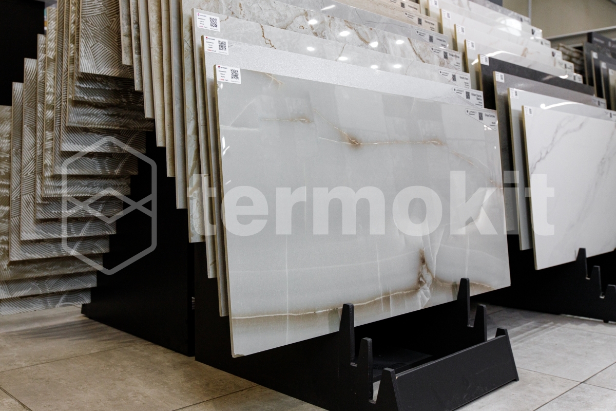 Керамогранит Laparet Onyx Smoke светло-серый 60x120 полированный ...