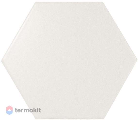 Керамическая плитка Equipe Scale 21767 Hexagon White Matt Настенная 10,7x12,4