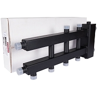 ROMMER Коллектор (дублер компакт) с гидроразделителем на 2+1+1 контура  до 60 кВт