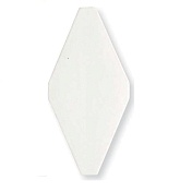 Керамическая плитка Adex Rombos ADNE8051 Rombo Liso Blanco Z Настенная 10х20