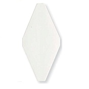 Керамическая плитка Adex Rombos ADNE8051 Rombo Liso Blanco Z Настенная 10х20