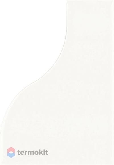 Керамическая плитка Equipe Curve 28844 White Gloss настенная 8,3x12