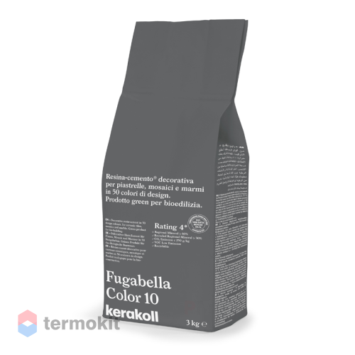 Затирка Kerakoll Fugabella Color полимерцементная 10 (3 кг мешок)