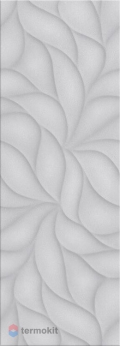 Керамическая плитка Eletto Ceramica Malwiya настенная Grey Struttura 24,2х70
