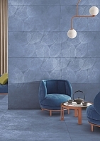 Керамогранит Infinity Ceramica Marmo Italiano Eleganza Blu Carving 60x120