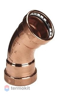 Viega медный отвод 45 градусов 88,9 ВВ Profipress