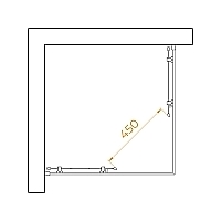 Душевой уголок RGW Passage PA-030 1950x800x800 (матовое стекло) хром 3508103088-21
