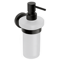 Дозатор для жидкого мыла Bemeta DARK настенный черный матовый 104109010