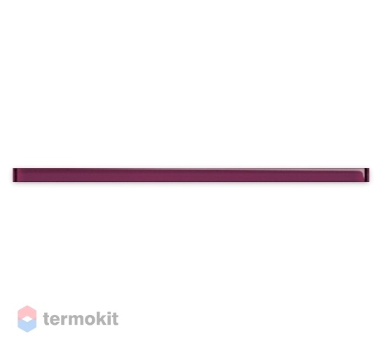 Керамическая плитка Mei Universal Glass Спецэлемент стеклянный пурпурный 3x75 (UG1U221)