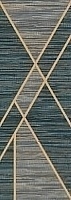 Керамическая плитка Eletto Ceramica Tessuto Green Arte декор 25,1x70,9 