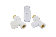 Schlosser Комплект проходной Белый DN15 GZ1/2 x GW1/2 с головкой Мини M30x1,5
