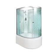 Душевая кабина Deto L 120x80 Хром (рифленое стекло) L 920 L N без крыши