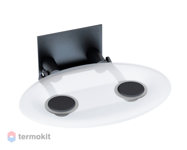 Универсальное сиденье для душа Ravak OVO-P-Clear/Black B8F0000042