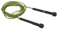 Скакалка Lite Weights 0029RJ-4 ПВХ с плаcтиковой ручкой, салатовый, 2,7м