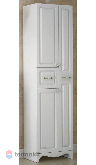 Шкаф-колонна Corozo Классика 50 напольный белый глянец SD-00000337