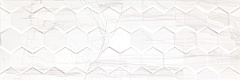 Керамическая плитка Ceramika Konskie Brennerro White Hexagon настенная 25x75