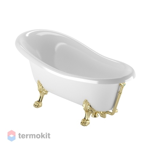 Ванна из искусственного камня Veragio Gialetta 1700х800 золото 26932