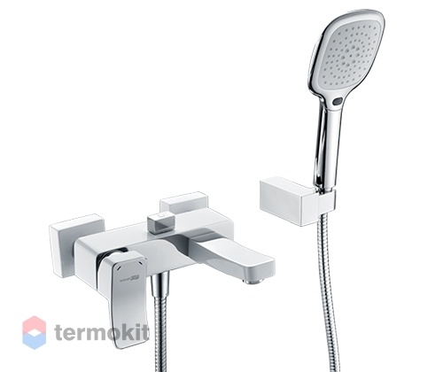 Смеситель для ванны и душа WasserKRAFT Aller 1061WHITE