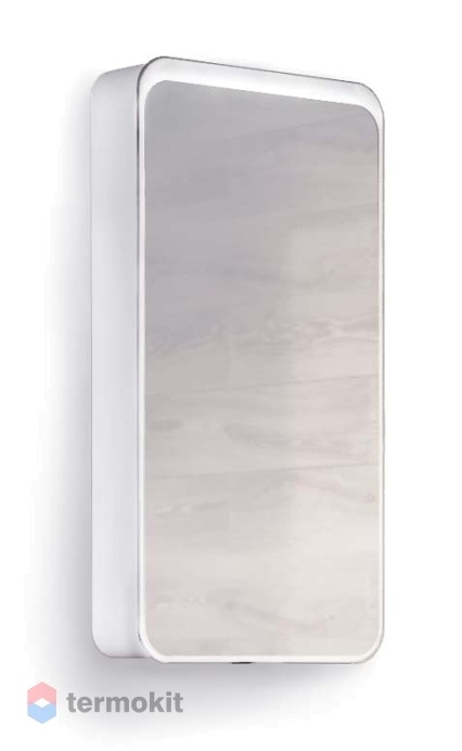 Зеркальный шкаф RAVAL Pure 46 Белый с подсветкой Pur.03.46/W