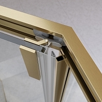 Душевой уголок Cezares Relax 304 2000x1000x1000 брашированное золото RELAX-304-P-1-100-C-BORO