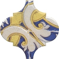 Керамическая плитка Kerama Marazzi Арабески Майолика OP/A160/65000 орнамент декор 6,5x6,5