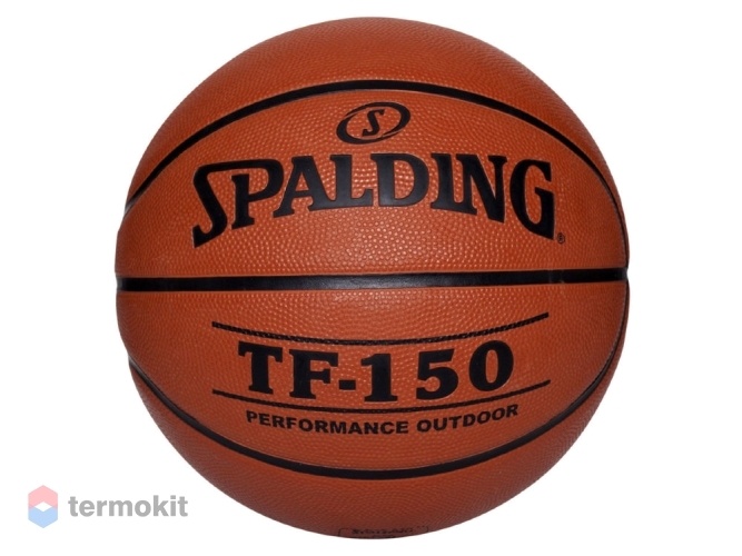 Баскетбольный мяч Spalding TF-150 Performance р. 7, резина, коричнево-черный 73-953z