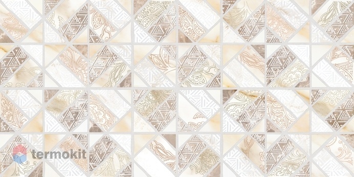 Керамическая плитка Azori Calacatta Royal Vitrage декор 31,5x63