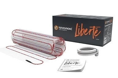 Нагревательный мат Теплолюкс серии Liberte с двухжильным кабелем