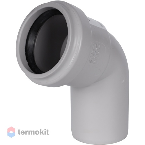 STOUT Отвод канализационный бесшумный D 58 х 67°