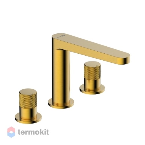 Смеситель для раковины WasserKRAFT Schunter золото матовое 8235