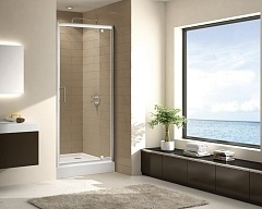 Душевая дверь в нишу CEZARES ECO-BA-1 1900x800 Хром