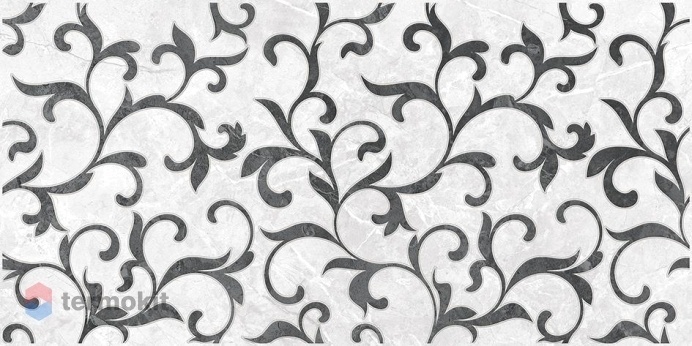 Керамическая плитка Laparet Morgan Декор серый 25х50