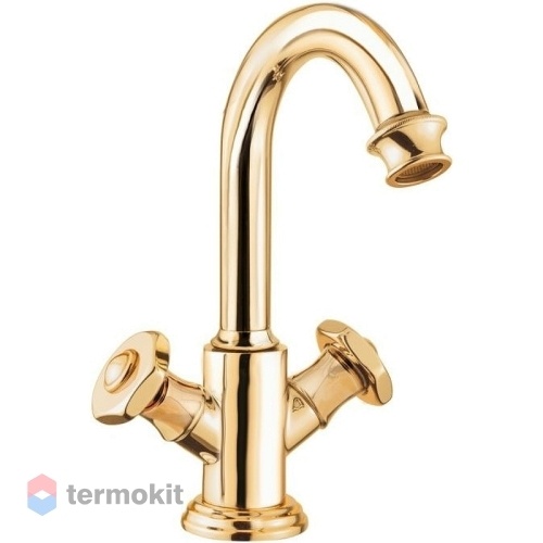 Смеситель для раковины Cezares Aphrodite золото APHRODITE-LS2-03/24-S1