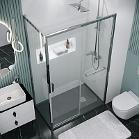 Душевой уголок Grossman Style 1950x1000x900 хром 120.K33.05.1090.10.00