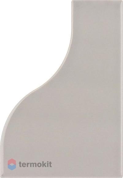 Керамическая плитка Equipe Curve 28845 Grey Gloss настенная 8,3x12