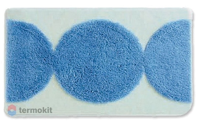 Коврик для ванной комнаты IDDIS Blue Pearls 90x60 голубой 280A690i12