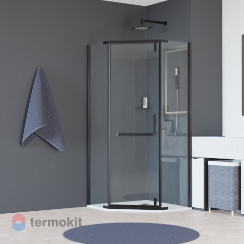 Душевой уголок RGW Hotel HO-081B 1950x900x900 черный 350608199-14