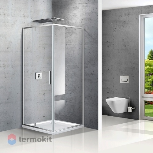 Душевой уголок Vincea Slim 1950x1200x900 хром VPR-2SL9012CL-L