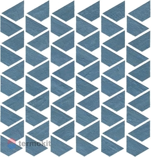 Керамическая плитка Atlas Concorde Raw 9RFB Blue Flag мозаика 31,6х31,6
