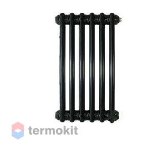 Стальной трубчатый радиатор Arbonia 3050/16 секций с боковой подводкой 1/2 цвет Антрацит