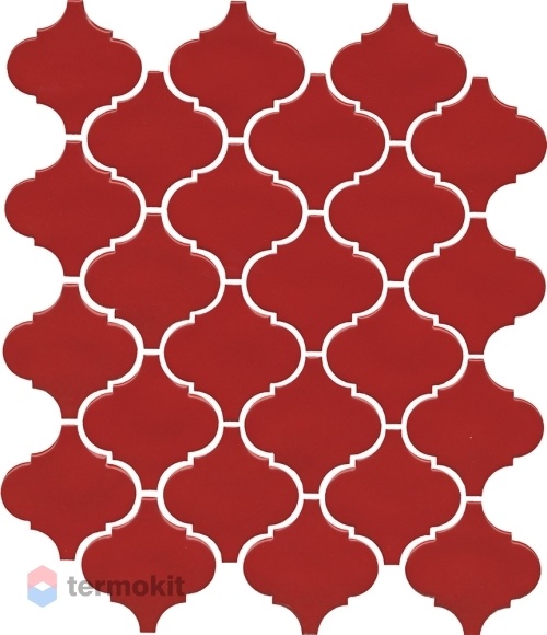 Керамическая плитка Kerama Marazzi Авейру 65013 мозаичный красный глянцевый 26х30