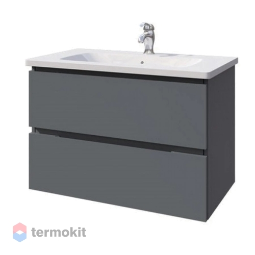 Тумба с раковиной CAPRIGO Sydney 80 графит 34816/L810
