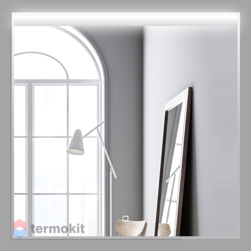Зеркало BelBagno UNO 70 в алюминиевой раме с подсветкой с сенсорным выкл. SPC-UNO-700-700-TCH