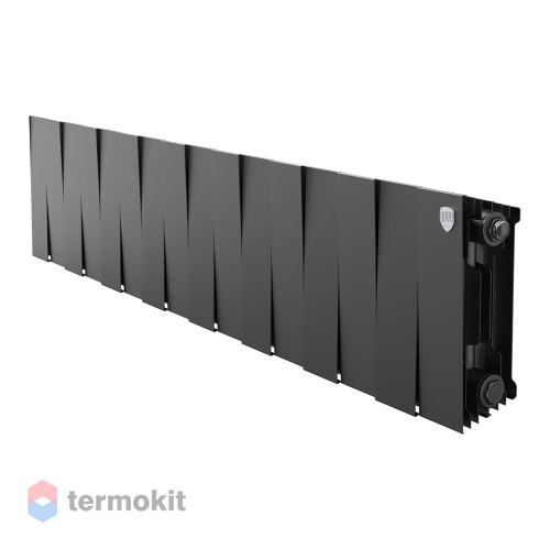 Радиатор Royal Thermo PianoForte Noir Sable 200 x16 \ 16 секций \ биметаллический с боковым подключением Уцененный